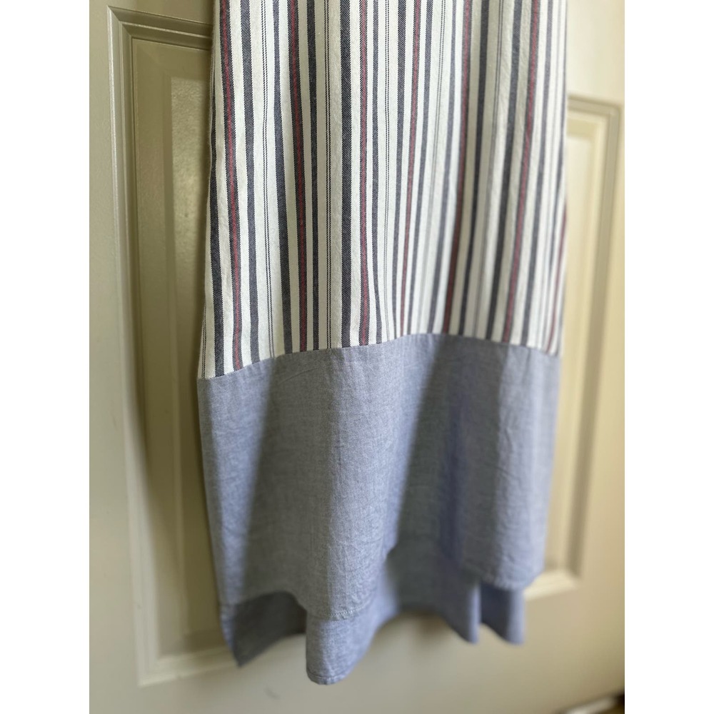 Doe & Rae Beachy Stripe Sleeveless Maxi Dress Sz. Small - Picture 5 of 9